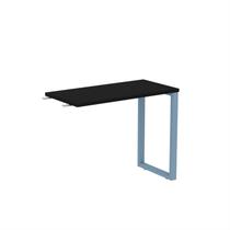Mesa Complemento Mcp90/45p25tub 90cm Industrial Preto E Azul Mesa Complemento Mcp90/45p25tub 90cm Industrial Preto E Azul
