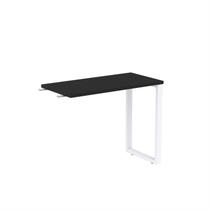 Mesa Complemento Mcp90/45p25tub 90cm Industrial Preto E Branco Mesa Complemento Mcp90/45p25tub 90cm Industrial Preto E Branco