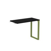 Mesa Complemento Mcp90/45p25tub 90cm Industrial Preto E Verde Mesa Complemento Mcp90/45p25tub 90cm Industrial Preto E Verde