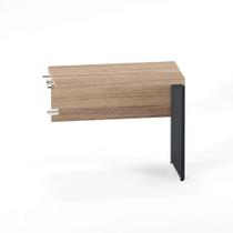 Mesa Complemento PE 40 Pandin 90 Cm Noce Naturale e Grafito Mesa Complemento PE 40 Pandin 90 Cm Noce Naturale e Grafito