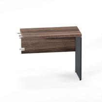 Mesa Complemento PE 40 Pandin 90 Cm Walnut e Grafito