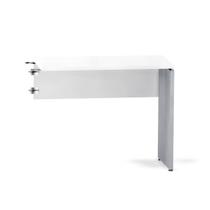 Mesa Complemento Pé Painel P25 Pandin 90,0 CM Branco e Cinza