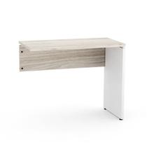 Mesa Complemento Pé Painel P25 Pandin 90,0 CM Casablanca e Branco