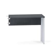 Mesa Complemento Pé Painel P25 Pandin 90,0 CM Grafito e Cinza