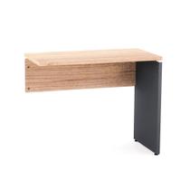 Mesa Complemento Pé Painel P25 Pandin 90,0 CM Noce Naturale e Grafito