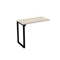 Mesa complemento pe30 home office cor casa blanca/preto