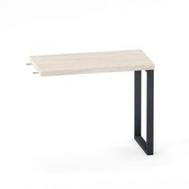 Mesa Complemento Tubolar PE 40 Pandin 90 Cm Casablanca e Grafito Mesa Complemento Tubolar PE 40 Pandin 90 Cm Casablanca e Grafito