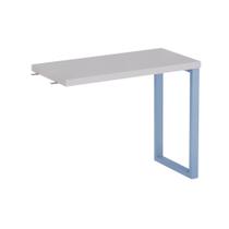 Mesa Complemento Tubolar PE 40 Pandin 90 Cm Cinza e Azul Dali