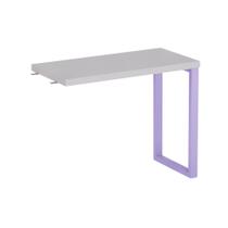 Mesa Complemento Tubolar PE 40 Pandin 90 Cm Cinza e Lilas Mesa Complemento Tubolar PE 40 Pandin 90 Cm Cinza e Lilas