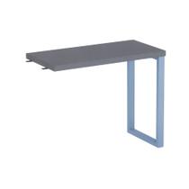Mesa Complemento Tubolar PE 40 Pandin 90 Cm Grafito e Azul Dali Mesa Complemento Tubolar PE 40 Pandin 90 Cm Grafito e Azul Dali