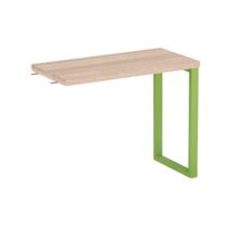 Mesa Complemento Tubolar PE 40 Pandin 90 Cm Noce Naturale e Verde Mesa Complemento Tubolar PE 40 Pandin 90 Cm Noce Naturale e Verde
