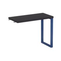 Mesa Complemento Tubolar PE 40 Pandin 90 Cm Preto e Azul Del Rey