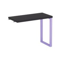 Mesa Complemento Tubolar PE 40 Pandin 90 Cm Preto e Lilas