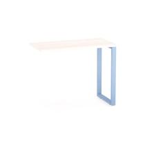 Mesa Complemento Tubular P25 Pandin 90 CM Casablanca e Azul Dali Mesa Complemento Tubular P25 Pandin 90 CM Casablanca e Azul Dali