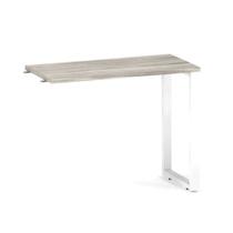 Mesa Complemento Tubular P25 Pandin 90 CM Casablanca e Branco