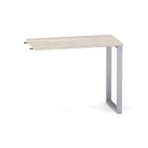 Mesa Complemento Tubular P25 Pandin 90 CM Casablanca e Cinza Mesa Complemento Tubular P25 Pandin 90 CM Casablanca e Cinza