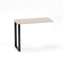 Mesa Complemento Tubular P25 Pandin 90 CM Casablanca e Grafito