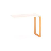 Mesa Complemento Tubular P25 Pandin 90 CM Casablanca e Laranja