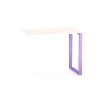 Mesa Complemento Tubular P25 Pandin 90 CM Casablanca e Lilas Mesa Complemento Tubular P25 Pandin 90 CM Casablanca e Lilas
