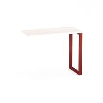 Mesa Complemento Tubular P25 Pandin 90 CM Casablanca e Vermelho Mesa Complemento Tubular P25 Pandin 90 CM Casablanca e Vermelho