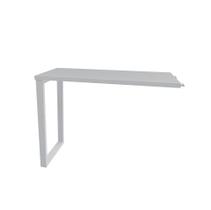 Mesa Complemento Tubular P25 Pandin 90 CM Cinza Cristal