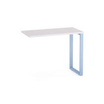 Mesa Complemento Tubular P25 Pandin 90 CM Cinza e Azul Dali