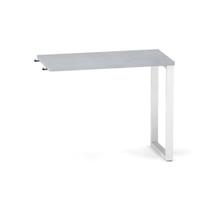 Mesa Complemento Tubular P25 Pandin 90 CM Cinza e Branco
