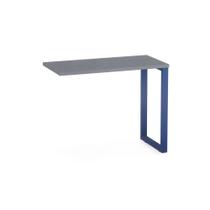 Mesa Complemento Tubular P25 Pandin 90 CM Grafito e Azul Del Rey Mesa Complemento Tubular P25 Pandin 90 CM Grafito e Azul Del Rey