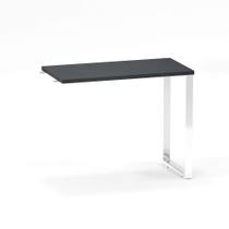 Mesa Complemento Tubular P25 Pandin 90 CM Grafito e Branco