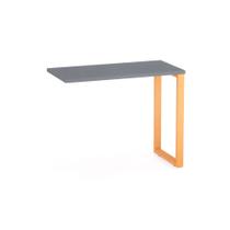 Mesa Complemento Tubular P25 Pandin 90 CM Grafito e Laranja Mesa Complemento Tubular P25 Pandin 90 CM Grafito e Laranja