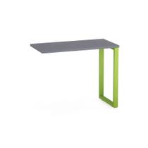 Mesa Complemento Tubular P25 Pandin 90 CM Grafito e Verde Mesa Complemento Tubular P25 Pandin 90 CM Grafito e Verde