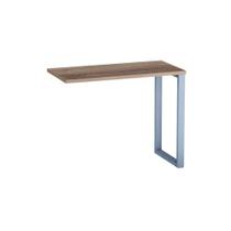 Mesa Complemento Tubular P25 Pandin 90 CM Noce Naturale e Azul Dali Mesa Complemento Tubular P25 Pandin 90 CM Noce Naturale e Azul Dali
