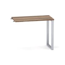 Mesa Complemento Tubular P25 Pandin 90 CM Noce Naturale e Cinza Mesa Complemento Tubular P25 Pandin 90 CM Noce Naturale e Cinza