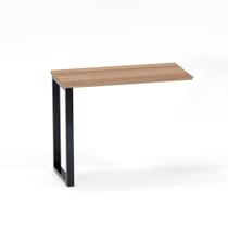 Mesa Complemento Tubular P25 Pandin 90 CM Noce Naturale e Grafito Mesa Complemento Tubular P25 Pandin 90 CM Noce Naturale e Grafito