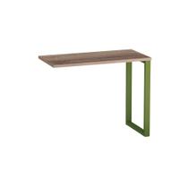 Mesa Complemento Tubular P25 Pandin 90 CM Noce Naturale e Verde