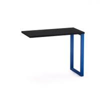 Mesa Complemento Tubular P25 Pandin 90 CM Preto e Azul Del Rey