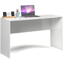 Mesa Computador Escritório Escrivaninha para Notebook com Bancada para Estudo Office Kali EJ - Branco - EJ Móveis