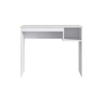 Mesa Computador Escrivaninha Noronha c/ 1 Nicho Branco - Genialflex Mesa Computador Escrivaninha Noronha c/ 1 Nicho Branco - Genialflex