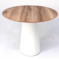 Mesa Cone 110cm Tampo Mezzo Castani Preto Mesa Cone 110cm Tampo Mezzo Castani Preto