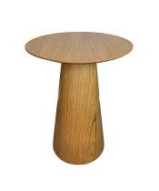 Mesa Cone de Apoio Tampo 60 cm Altura 60 cm Laminada em Madeira Freijó Mesa Cone de Apoio Tampo 60 cm Altura 60 cm Laminada em Madeira Freijó