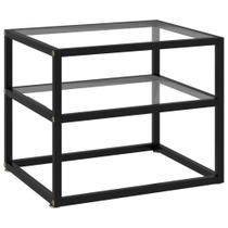 Mesa Consola vidaXL Moderna de Vidrio Templado y Acero