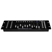 Mesa Controladora 192 Canais Preta Bivolt Dmx512 1216 Pls