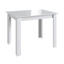 Mesa Cozinha 100x70cm com Pés Fixos Branco