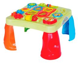 Mesa Criativa Didática Bebê Infantil Interativa Mesinha Som