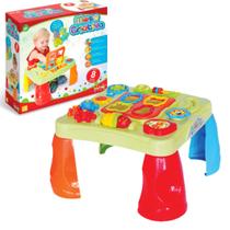 Mesa Criativa Mesinha Didática Infantil Bebê Educativa com Som Maral 4002 Verde