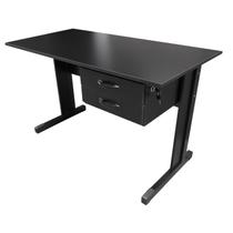 Mesa de 120cm Preta com 2 Gavetas Standard - ULTRA Móveis - Ultra Móveis Corporativo