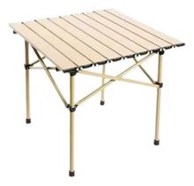 Mesa De Acampamento Dobrável Em Metal Leve Portátil Pesca
