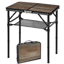 Mesa de acampamento dobrável portátil Kcmploro 59x40cm ajustável