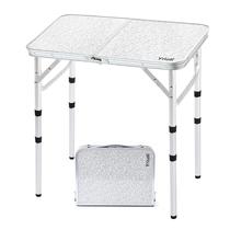 Mesa de acampamento dobrável Yriuat Portable Pinic com altura ajustável