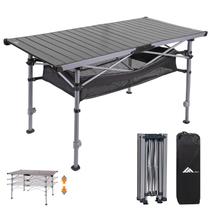 Mesa de acampamento portátil Ablazer 55x21,5 polegadas ajustável 58-80cm